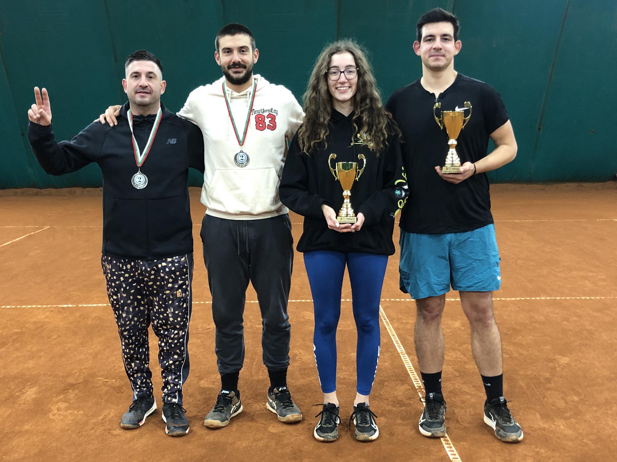 Стефан Станев и Кристина Капитанова са шампиони на коледния турнир